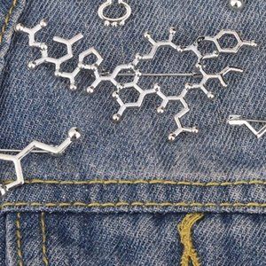 Oxytocin Molecule Pin